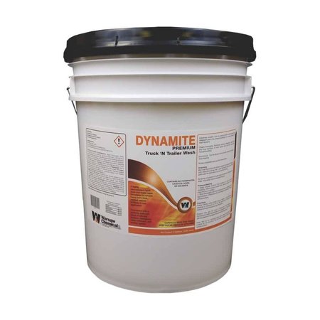 WARSAW CHEMICAL Dynamite, Premium Truck 'N Trailer Wash, 5-Gallon  pail 60193-0000005